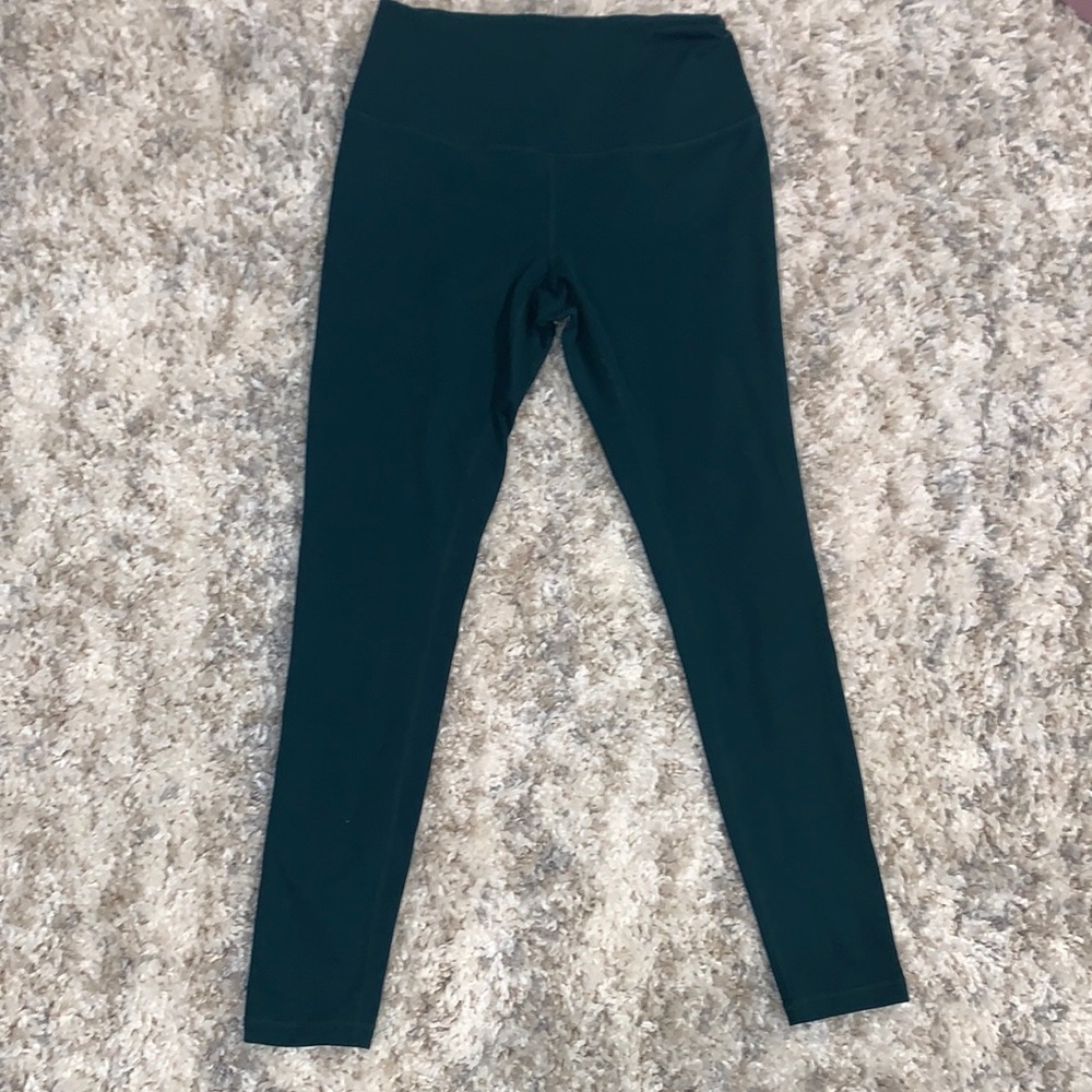 Zella Live In High Waist Leggings, Forest Green, size M